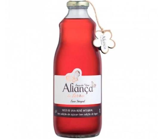 Suco Aliança da Terra Uva Rosé Integral 1l - Imagem em destaque