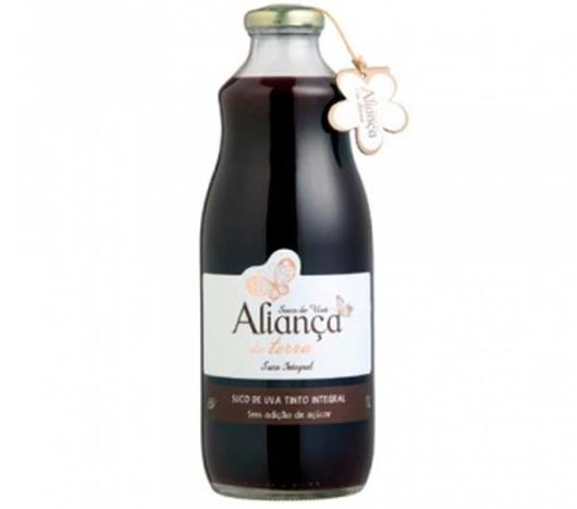 Suco Aliança da Terra Uva Tinto Integral 1l - Imagem em destaque