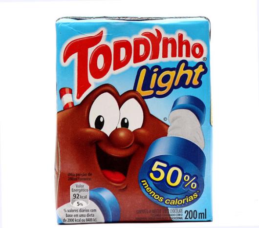 Bebida láctea Toddynho chocolate light 200ml - Imagem em destaque