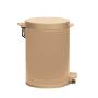 Lixeira VIEL com pedal 4,5 Litros Caramelo