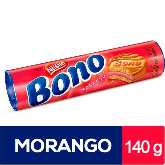 Biscoito Recheado Bono Morango 140g - Imagem em destaque