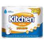 Toalha de Papel Kitchen Jumbo 240 Folhas Tamanho Econômico Pacote