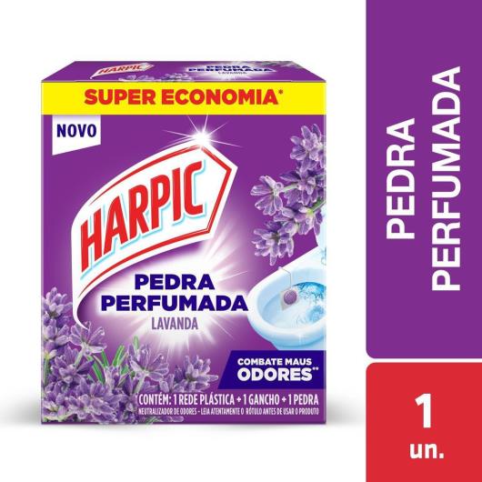 Pedra sanitária sanitária lavanda Harpic embalagem econômica Unidade - Imagem em destaque