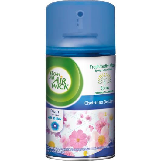 Bom Ar Air Wick Aromatizador Spray Automático Freshmatic Refil Cheirinho de Limpeza 250ml - Imagem em destaque