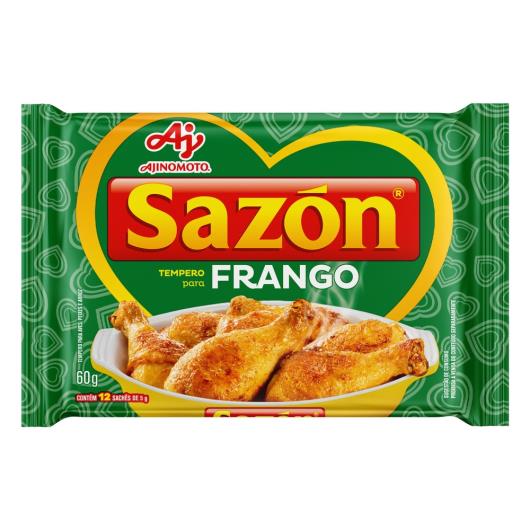 Tempero para Frango Sazón Pacote 60g 12 Unidades - Imagem em destaque