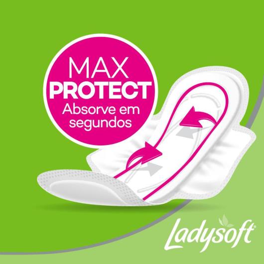 ABSORVENTE FEMININO LADYSOFT NORMAL SUAVE COM ABAS 8 UNIDADES - Imagem em destaque