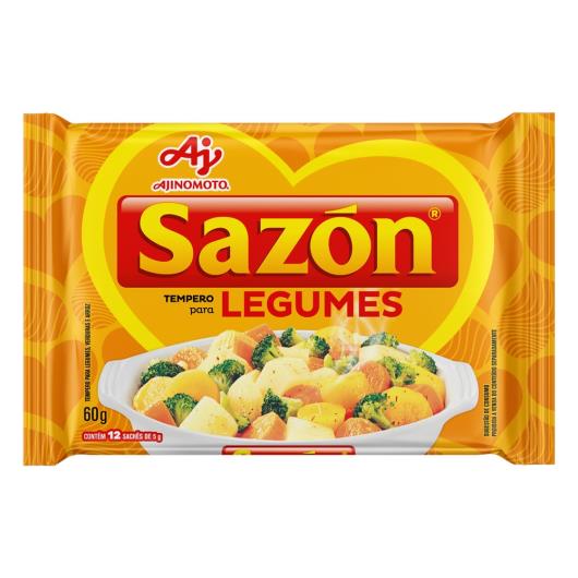 Tempero para Legumes Sazón Pacote 60g 12 Unidades - Imagem em destaque