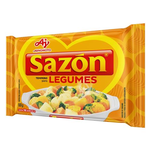 Tempero para Legumes Sazón Pacote 60g 12 Unidades - Imagem em destaque