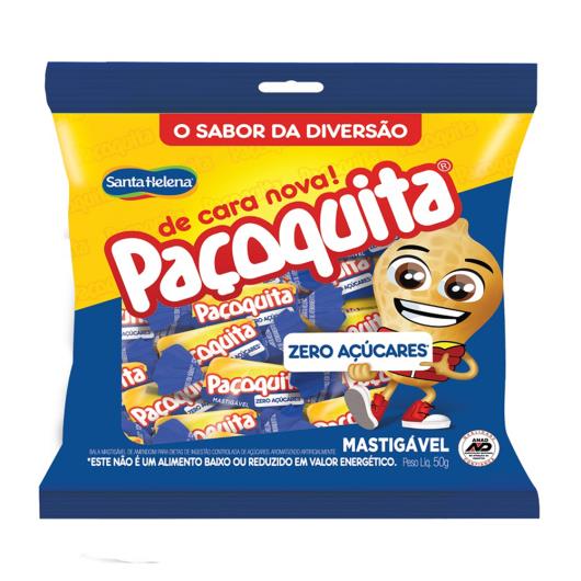 Bala Paçoquita Zero Açúcares Santa Helena 50g - Imagem em destaque