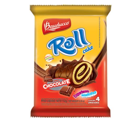 Bolinho Bauducco roll cake chocolate 152g - Imagem em destaque