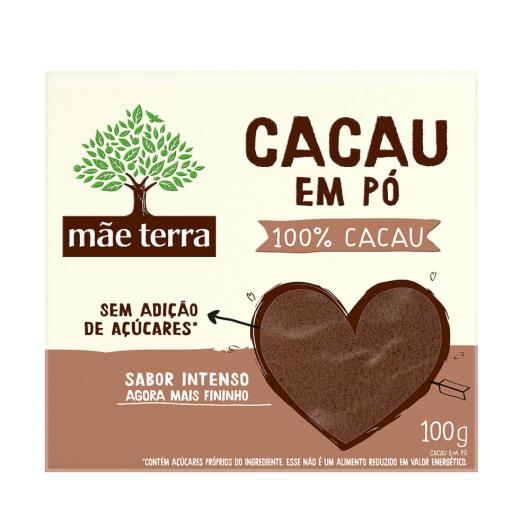 Cacau em Pó Mãe Terra 100% Cacau 100g - Imagem em destaque