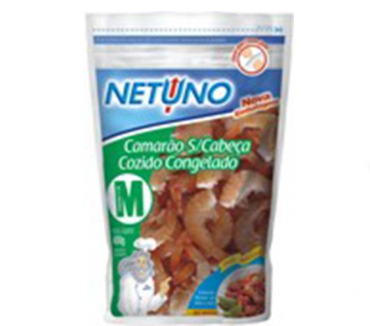 Camarão Netuno cozido sem cabeça congelado 400g - Imagem em destaque
