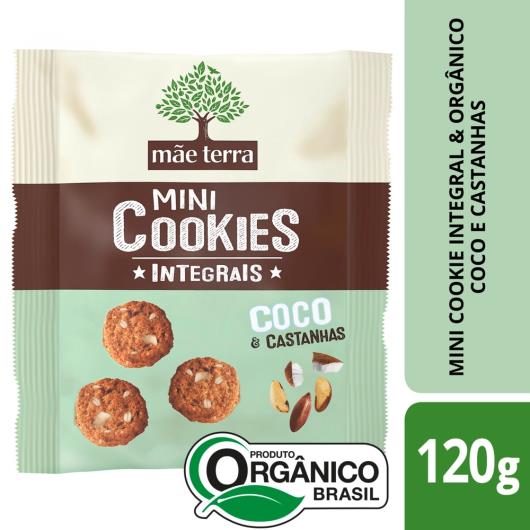 Cookies Orgânicos Mãe Terra Coco e Castanhas 120g - Imagem em destaque