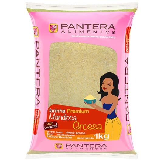 Farinha de Mandioca Premium Pantera Grossa 1kg - Imagem em destaque