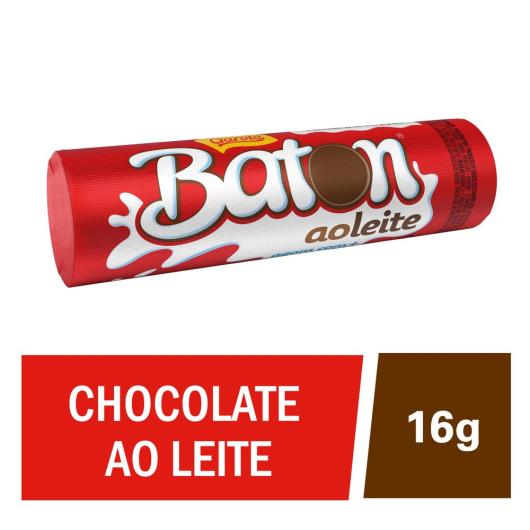Chocolate GAROTO BATON ao Leite 16g - Imagem em destaque