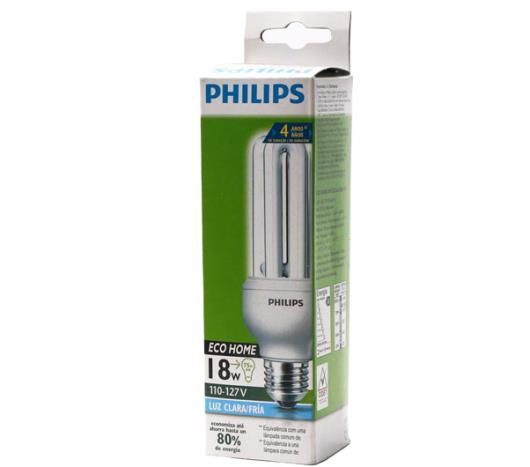 Lâmpada Philips Eco Hight Clara 18Wx127V Unidade - Imagem em destaque