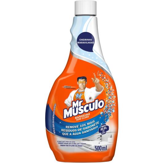 Limpador Mr Músculo Banheiro Total Refil 500ml - Imagem em destaque