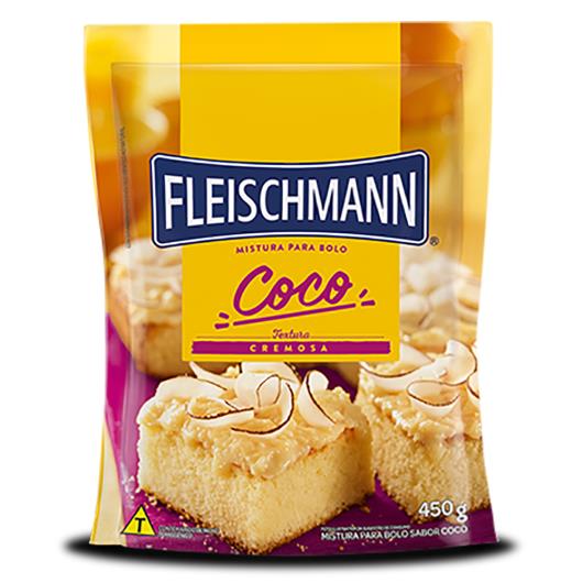 Mistura para bolo Fleischmann sabor coco 450g - Imagem em destaque