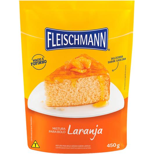 Mistura para bolo Fleischmann sabor laranja 450g - Imagem em destaque