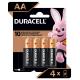 Pilha Duracell Alcalina AA Pequena com 4 unidades  - Imagem 1000016205.jpg em miniatúra