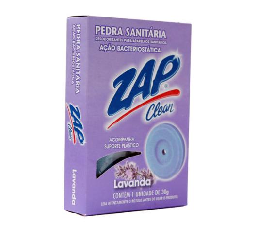 Desodorizador  Zap Clean pedra sanitária lavanda 25g - Imagem em destaque