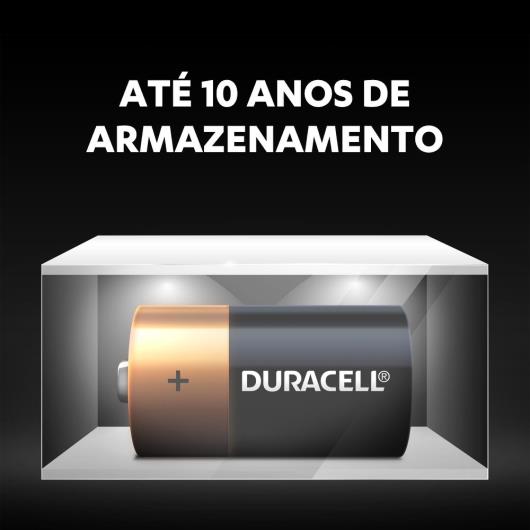 Pilha Alcalina C média DURACELL com 2 unidades - Imagem em destaque