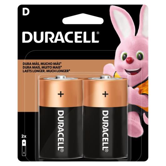 Pilha Alcalina D Grande DURACELL com 2 unidades - Imagem em destaque