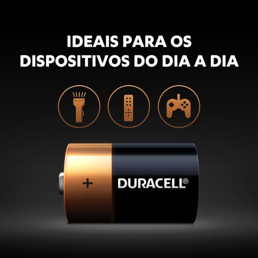 Pilha Alcalina D Grande DURACELL com 2 unidades - Imagem em destaque