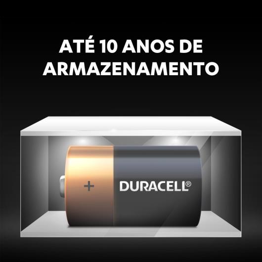 Pilha Alcalina D Grande DURACELL com 2 unidades - Imagem em destaque