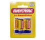 Pilha Rayovac Amarelinhas pequena AA com 4 unidades 