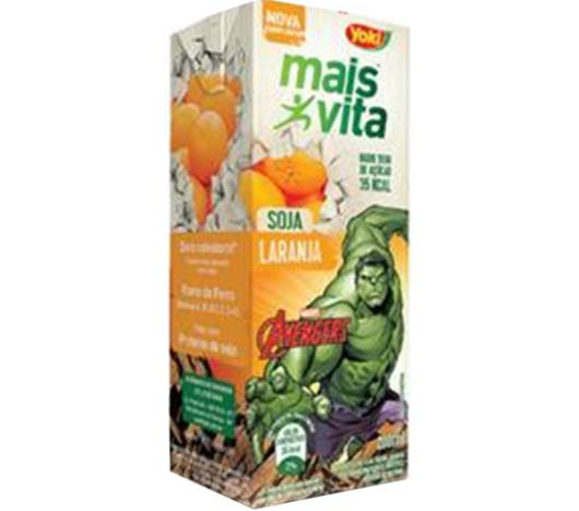 Bebida de Soja Yoki Mais Vita Laranja Aventura 200ml - Imagem em destaque