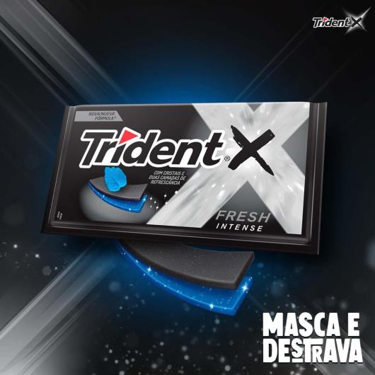 Chiclete Trident Xfresh Intense Bag com 4 unidades - Imagem em destaque