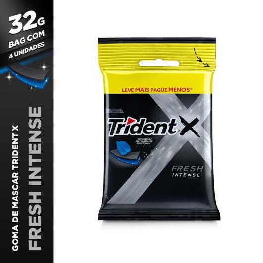 Chiclete Trident Xfresh Intense Bag com 4 unidades - Imagem em destaque