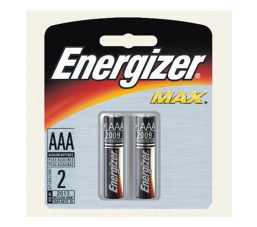 Pilha alcalina E-92 Energizer Palito AAA2 com 2 unidades - Imagem em destaque