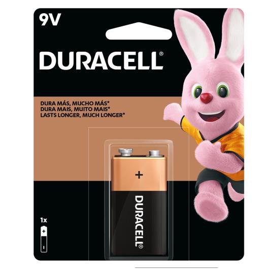 Bateria Duracell alcalina 9 v MN 1604 - Imagem em destaque