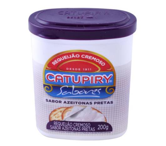 Requeijão Catupiry cremoso sabor azeitona preta  200g - Imagem em destaque