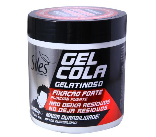 Gel incolor gel cola fixação forte Siles 500 g - Imagem em destaque