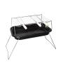 Churrasqueira Weekend com Recipiente para Brasas em Aço Carbono (50x33x7 cm e altura 44 cm) - Caixa