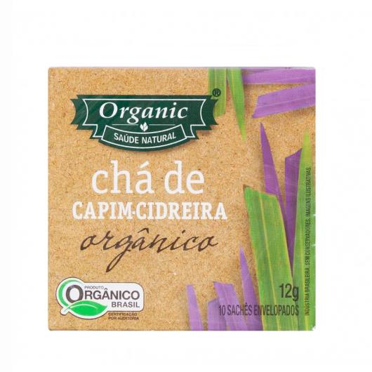 Chá Organic Orgânico Capim-cidreira 12g - Imagem em destaque