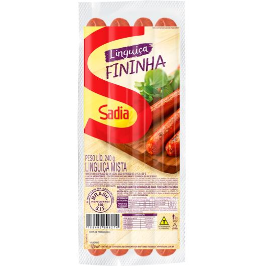 Linguiça mista fininha Sadia 240g - Imagem em destaque