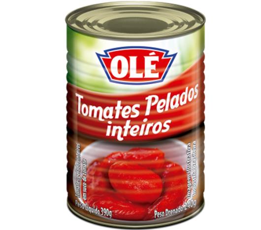 Tomate pelado Olé inteiro em lata 390g - Imagem em destaque