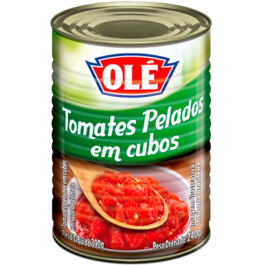 Tomate pelado Olé cubo lata 400g - Imagem em destaque