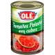 Tomate pelado Olé cubo lata 400g - Imagem 1343670.jpg em miniatúra