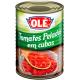Tomate pelado Olé cubo lata 400g - Imagem 1343670.jpg em miniatúra