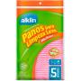 PANO ALKLIN PARA LIMPEZA LEVE ROSA COM 5 UNIDADES