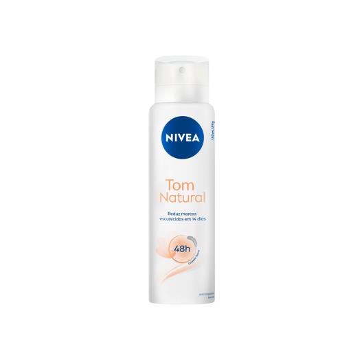 NIVEA Desodorante Antitranspirante Aerosol Tom Natural 150ml - Imagem em destaque