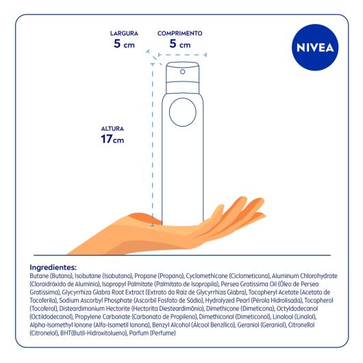 NIVEA Desodorante Antitranspirante Aerosol Tom Natural 150ml - Imagem em destaque