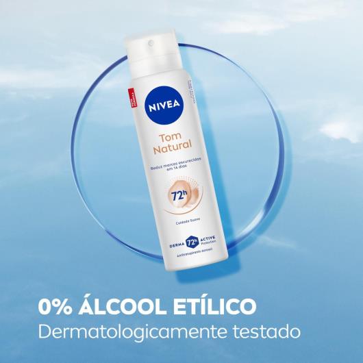 NIVEA Desodorante Antitranspirante Aerosol Tom Natural 150ml - Imagem em destaque