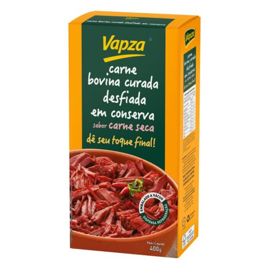 Carne Bovina Desfiada Cozida Curada Carne Seca Vapza 400g - Imagem em destaque