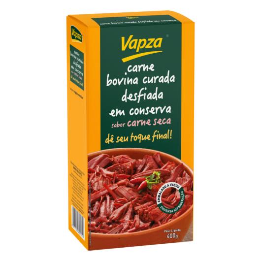 Carne Bovina Desfiada Cozida Curada Carne Seca Vapza 400g - Imagem em destaque